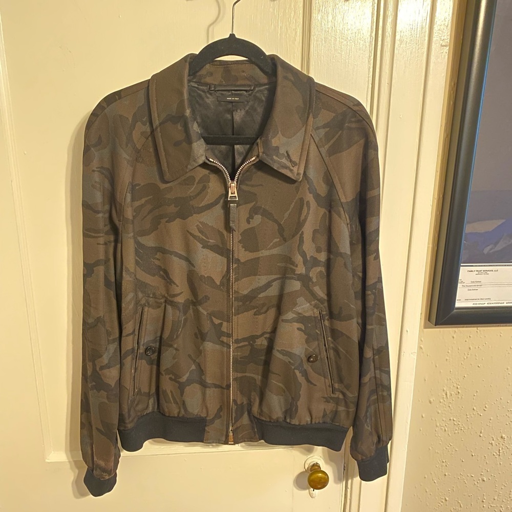 TOM FORD CAMO BOMBER USED